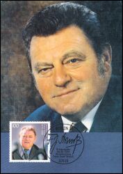 1995  Maximumkarte - Franz Josef Strauß