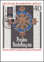 1981  Maximumkarte - Preuen-Ausstellung