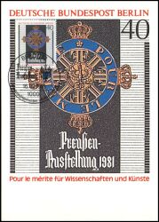 1981  Maximumkarte - Preußen-Ausstellung