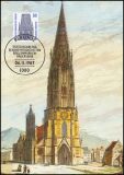 1987  Maximumkarten - Freimarken: Sehenswürdigkeiten
