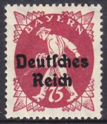 1920  Freimarke mit Plattenfehler