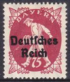 1920  Freimarke mit Plattenfehler