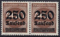 1923  Freimarke mit Setzfehler