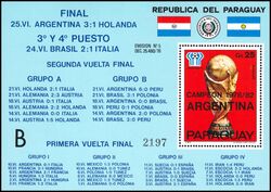 Paraguay 1978  Ergebnisse der Fuball-WM in Argentinien