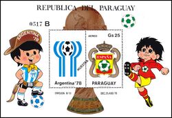 Paraguay 1979  Fuballweltmeisterschaft 1982 in Spanien