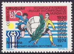 Uruguay 1976  Fuballweltmeisterschaft in Argentinien