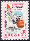 Uruguay 1977  Plakat der Fußball-WM 1950