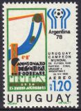 Uruguay 1977  Plakat der Fußball-WM 1930