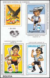 Bolivien 1980  Fußballweltmeisterschaften 1978 und 1982