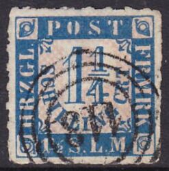 1864  Freimarke: Wertangabe im Viereck