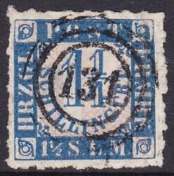 1864  Freimarke: Wertangabe im Viereck