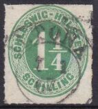1865  Freimarke: Ziffer im Oval