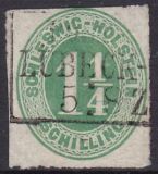 1865  Freimarke: Ziffer im Oval