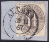 1865  Freimarke: Ziffer im Oval