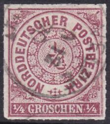 1868  Freimarke mit Talerwährung