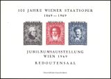 1969  100 Jahre Wiener Staatsoper - Sonderblock