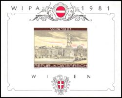 1981  WIPA-Sonderblock - ungezähnt