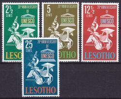 Lesotho 1966  20 Jahre UNESCO