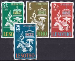 Lesotho 1966  20 Jahre UNESCO