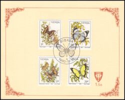 Venda 1980  Schmetterlinge