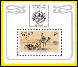 Namibia 1988  100 Jahre Postdienst
