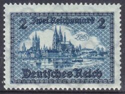 1930  Freimarke: Wertbezeichnung "Reichsmark" statt Mark