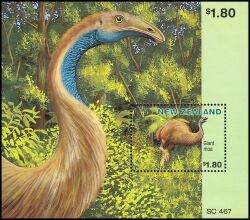Neuseeland 1996  Ausgestorbene Vögel