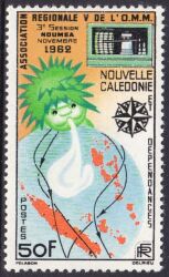 Neukaledonien 1962  Weltorganisation für Meteorologie (WMO)