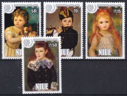 Niue 1985  Internationales Jahr der Jugend: Gemälde
