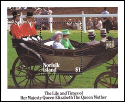 Norfolk-Inseln 1985  85. Geburtstag von Königinmutter Elisabeth