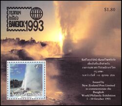 Neuseeland 1993  Intern. Briefmarkenausstellung BANGKOK `93