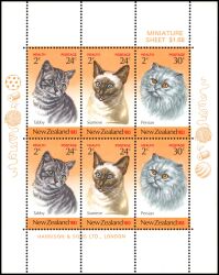 Neuseeland 1983  Gesundheit: Katzen