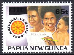 Papua Neuguinea 1994  Freimarken mit Aufdruck