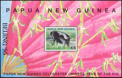 Papua Neuguinea 1995  Intern. Briefmarkenausstellung BEIJING `95