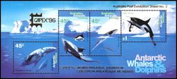 Australische Antarktis 1996  Intern. Briefmarkenausstellung CAPEX `96