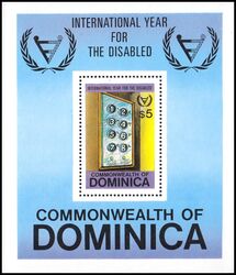 Dominica 1981  Internationales Jahr der Behinderten