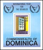 Dominica 1981  Internationales Jahr der Behinderten