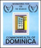 Dominica 1981  Internationales Jahr der Behinderten