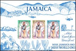 Jamaika 1964  Wahl der Miss World 1963
