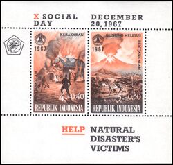 Indonesien 1967  Tag der sozialen Frsorge