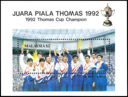 Malaysia 1992  Badminton-Turnier um den Thomas-Cup