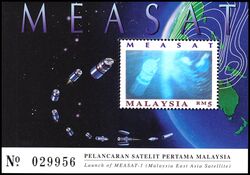 Malaysia 1996  Kommunikationssatellit MESAT 1