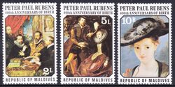 Malediven 1977  400. Geburtstag von P. P. Rubens