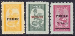 Macau 1951  Portomarken