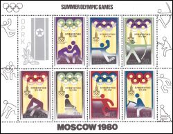 Korea-Nord 1979  Olympische Sommerspiele in Moskau