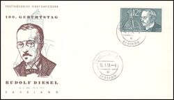 1958  100. Geburtstag von Rudolf Diesel