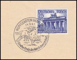 1941  Galopprennen "Der Große Preis der Reichshauptstadt"