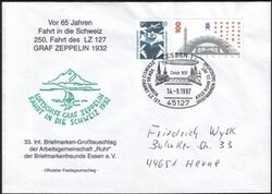 1997  Schweiz-Fahrt des Luftschiffs LZ 127