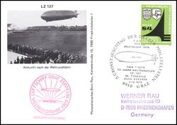 1979  Weltrundfahrt des Luftschiffes LZ 127 Graf Zeppelin 