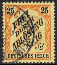 1905  Zähldienstmarke für Baden